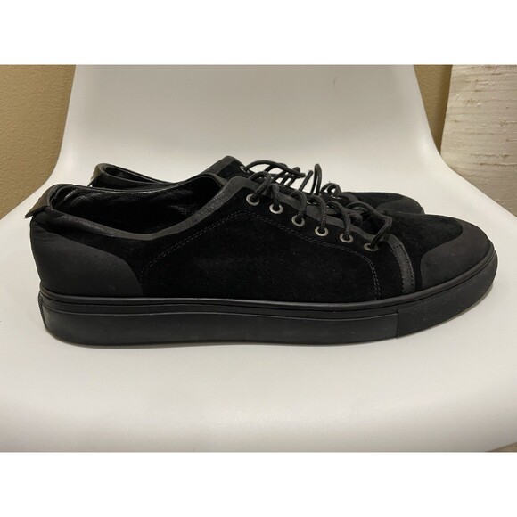Badgley Mischka Men\'s Sneakers Black Combo Size 9.5 Lace Up Low Top Casual Shoes main image 5